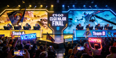 CS:GO Major锦标赛决赛舞台与观众盛况